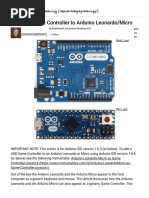 Add USB Game Controller To Arduino Leonardo - Micro - 9 Steps