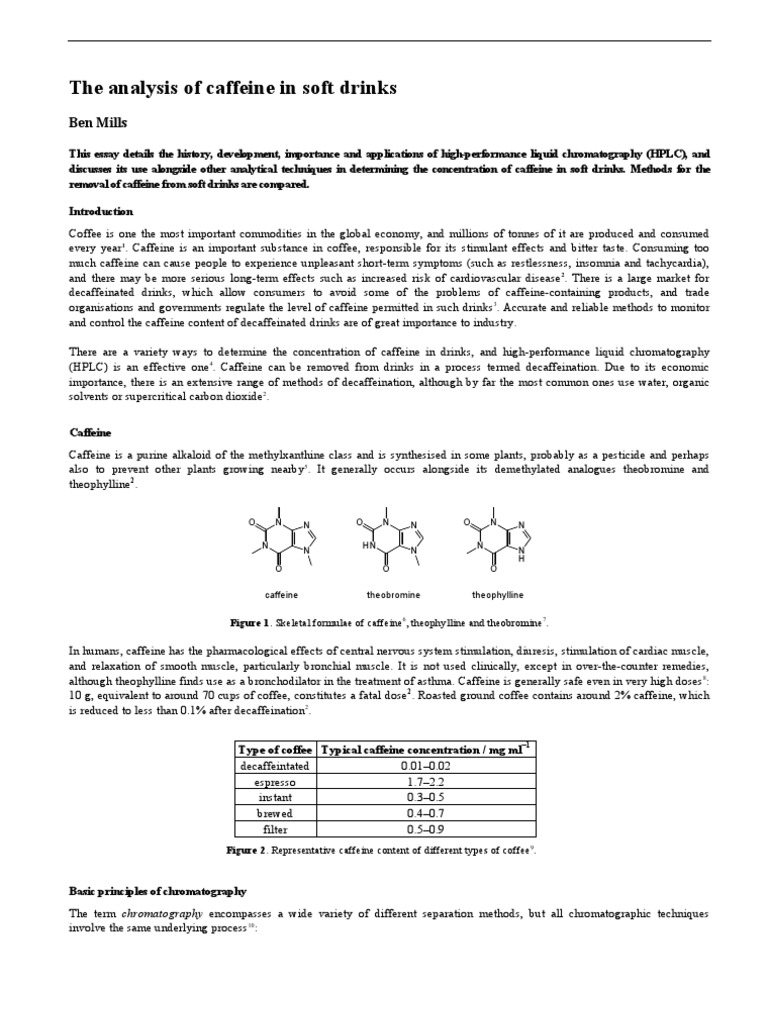 Caffeine effects essay picture