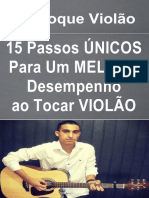 15 Passos para Melhor Desempenho No Violão