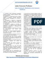 Simulado Concurso Professor - Avaliação Mediadora de Jussara Hoffman