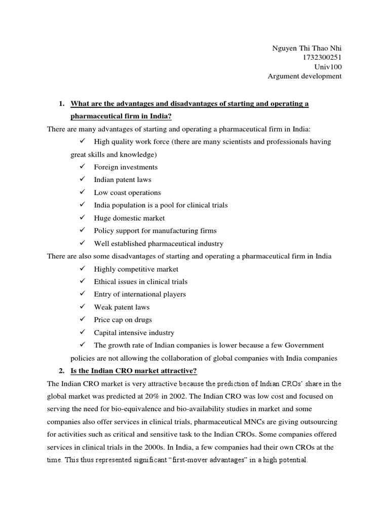 What Are The Advantages and Disadvantages of Starting and Operating A