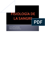 Fisiologia de La Sangre