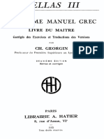 Hellas III. Troisième Manuel Grec. Livre Du Maître.