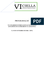 VI CIELLA Congresso Linguística Literatura Amazônia