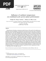 In Uence of Ambient Temperature On Combined-Cycle Power-Plant Performance