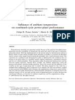 In Uence of Ambient Temperature On Combined-Cycle Power-Plant Performance