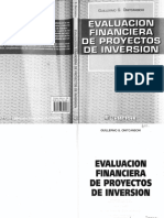 Evaluacion Financiera de Proyectos de Inversion Onitcanschi Completo PDF