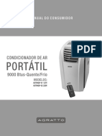 Condicionador de ar portátil 9000 Btus