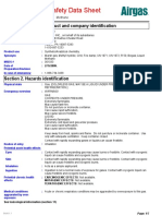 Safety Data Sheet for Methane Gas