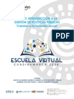 Cartilla Unidad 5 Equidad en Las Políticas Públicas