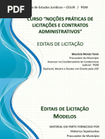 Curso Cejur - Modelos de Editais - Makarius Abril 2017