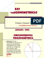 Lineas Seno, Coseno y Tangente