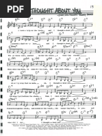 ビッグバンド楽譜「I Thought About You」 I Thought About You [lead sheet] – Jimmy Van Heusen, Johnny
