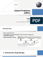 Drug Related Problems (DRPS) : Didik Setiawan, PHD., Apt