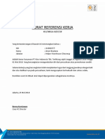 Surat Referensi Kerja PT Kino Indonesia