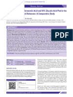 Efficacy of 15% Trichloroacetic Acid and 50% Glycolic Acid Peel in the Treatment of Frictional Melanosis- A Comparative Study