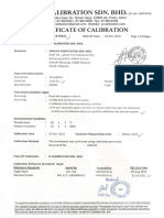 Calibration Certificate-Theodolite