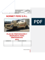 Normet-Sst-Pln-002 Plan de Preparacion y Respuesta para Emergencias 2019