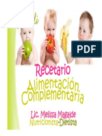 Recetario Nutrimeli Alimentacion Complementaria-1 PDF
