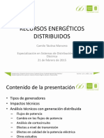 RECURSOS ENERGÉTICOS DISTRIBUIDOS: TIPOS DE GENERADORES Y SUS IMPACTOS TÉCNICOS