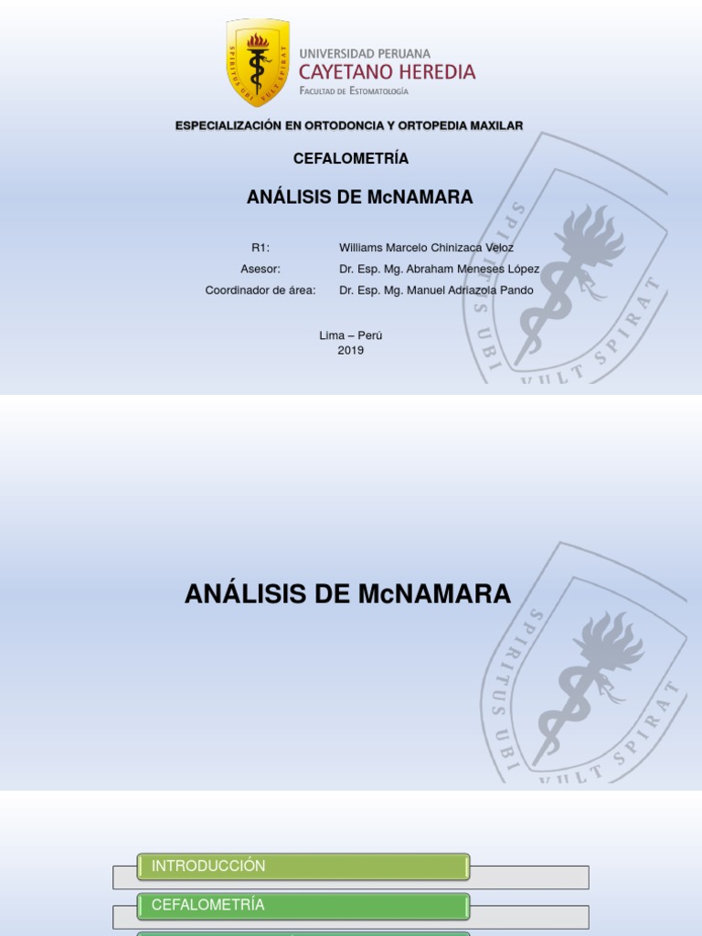 Análisis de McNamara | Anatomia dental | Boca