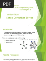 Setup Computer Server