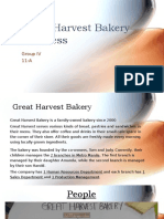 Great Harvest Bakery Business: Group IV 11-A