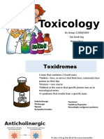 Toxicology Toxidromes and Treatments