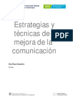 Estrategias y Técnicas de Mejora de La Comunicación