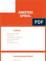 Anestesi Spinal - Kelompok 4