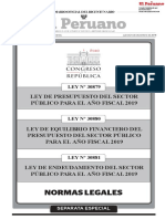 Ley30879 - Ley Presupuesto