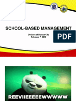 School-Based Management: Division of Butuan City February 7, 2019