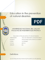 Prevention of Natural Disasters
