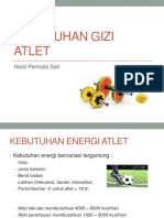 Kebutuhan Gizi Atlet