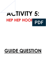 Activity 5 - Hep Hep Hooray