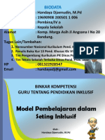 Model Pembelajaran Pendidikan Khusus