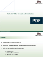 Tally - ERP 9 For Educational Institutions: © Tally Solutions Pvt. Ltd. All Rights Reserved