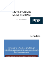 Imune System & Imune Response: Eka Yunita Amna