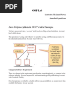 Java Polymorphism in OOP's With Example