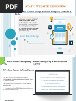 Static Website Designing
