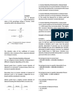 Income Elasticity of Demand