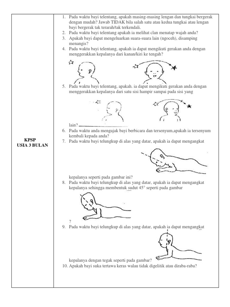 Tabel KPSP | PDF