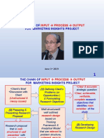 Input Output Chain of Marketing Insight Project