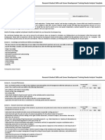 Research Student Skills and Career Development Training Needs Analysis Template
