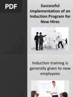 Implementation of Induction Program