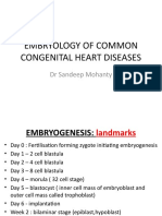 Embryology of Common Congenital Heart Diseases