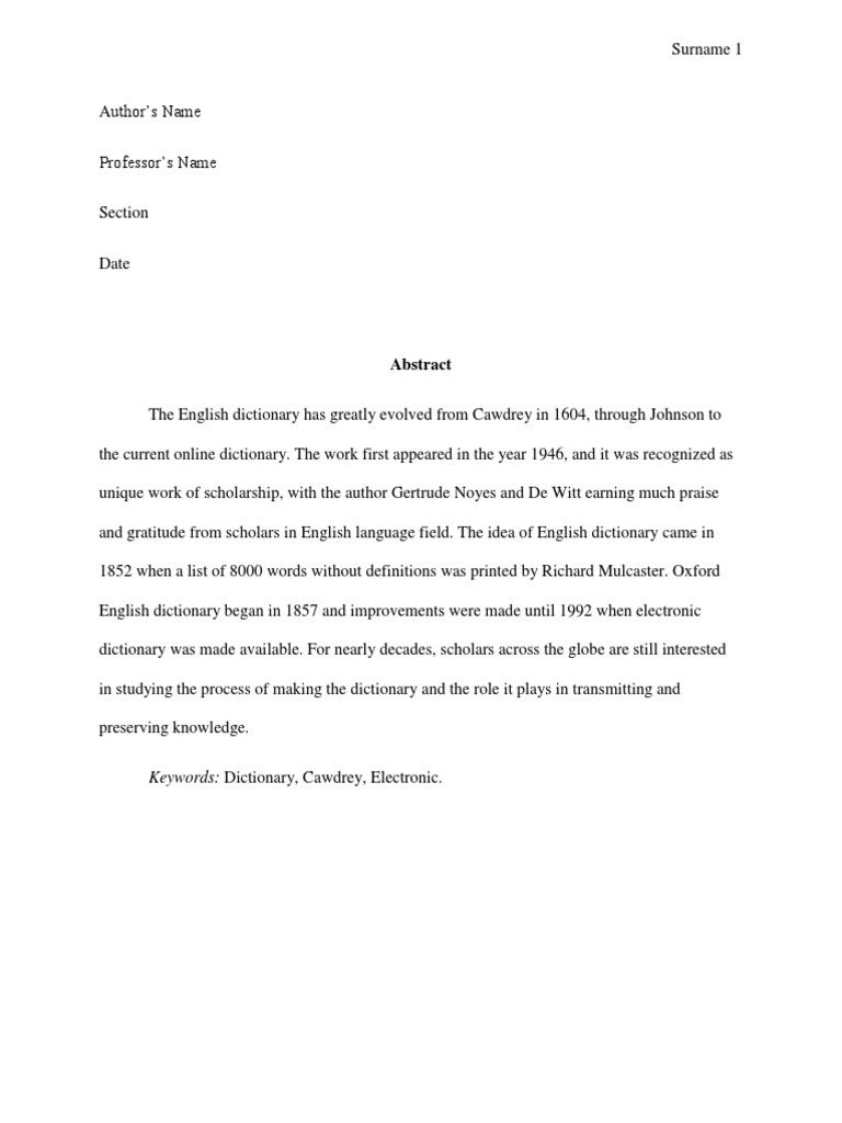 The History of Dictionaries PDF Dictionary Lexicology