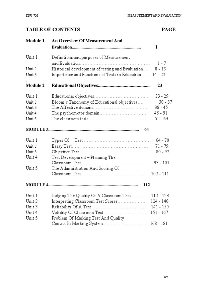 Measurement and Evaluation in Education | PDF | Level Of Measurement ...