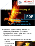 Flammability Testing of Fabrics by Govardhana Rao Chilukoti