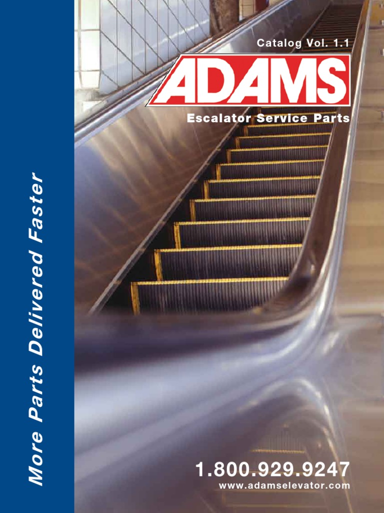 Catálogo ADAMS - Partes Escaleras | PDF | Escalator | Letter Of Credit
